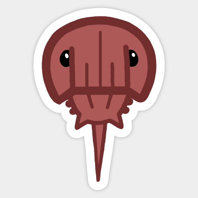 Cute Horseshoe Crab Sticker by BryPK